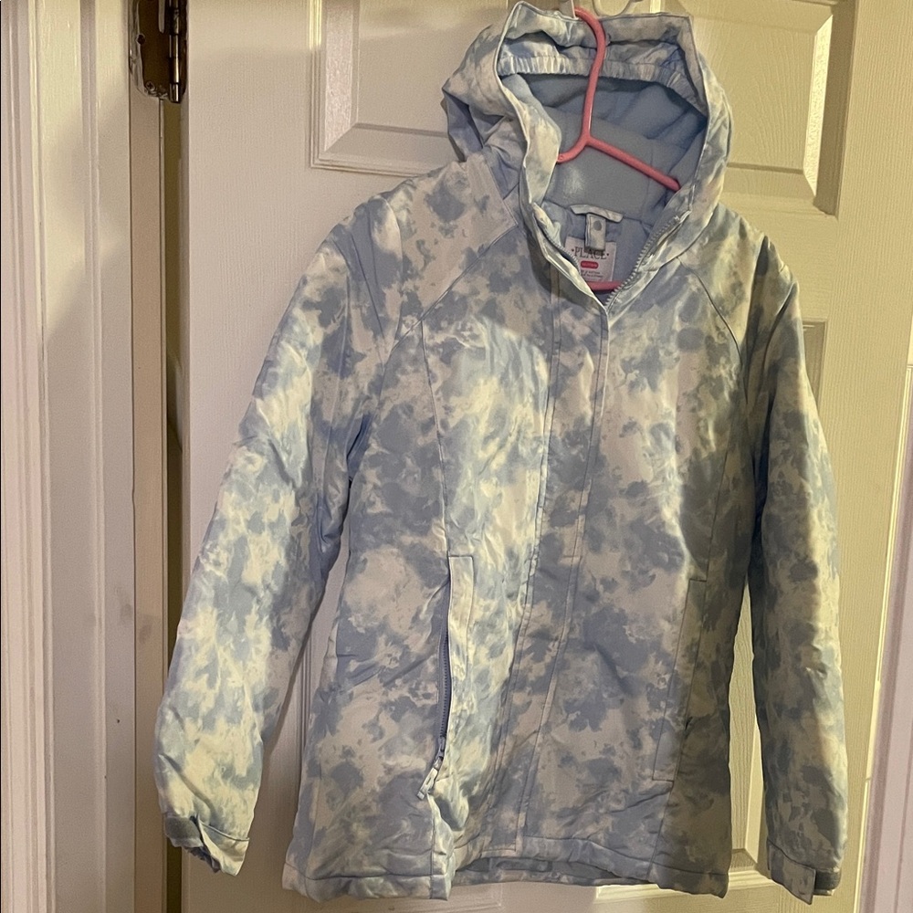 The Children's Place Blue and White Puffer Jacket